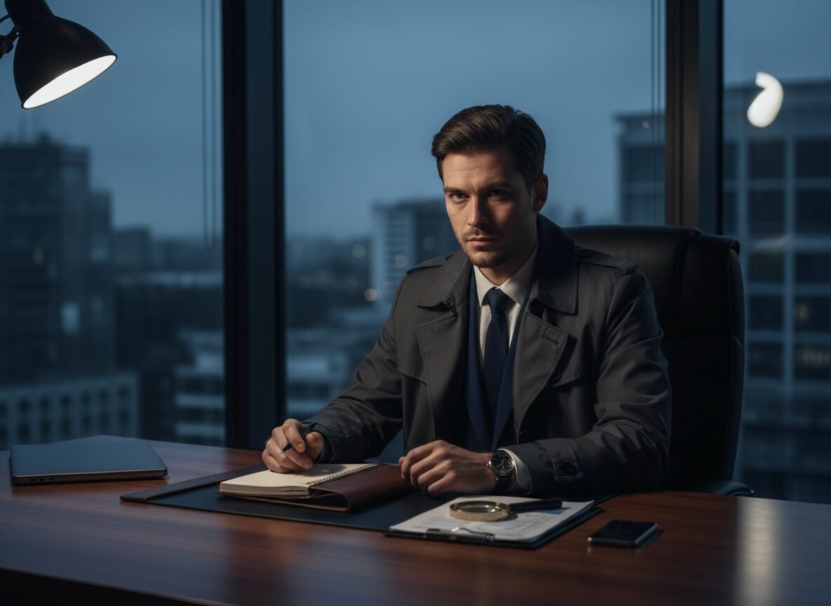 investigatore problemi aziendali illustration 1